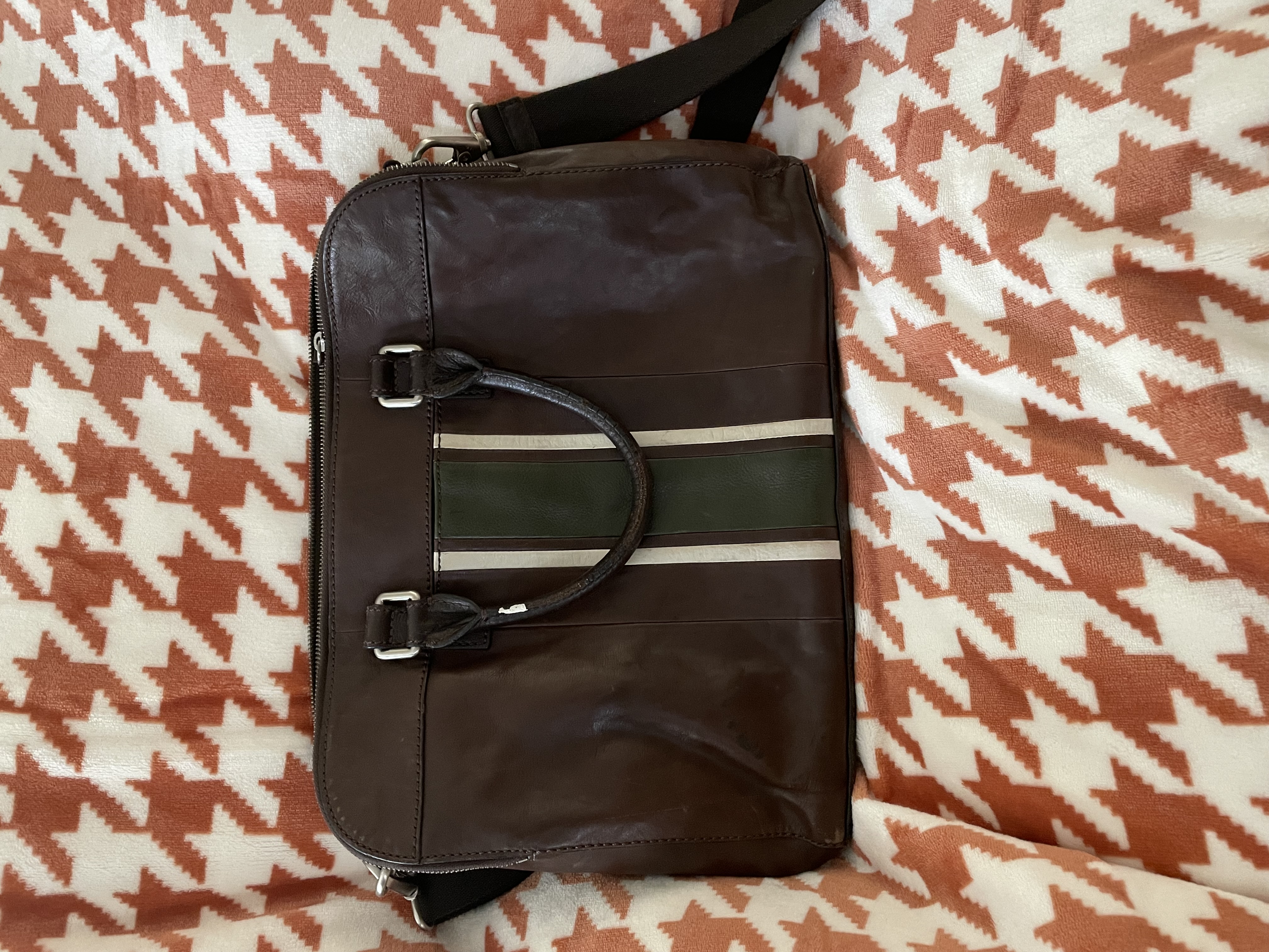 Fossil brand Brown leather bag